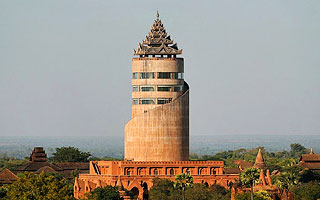 Bagan viewing tower