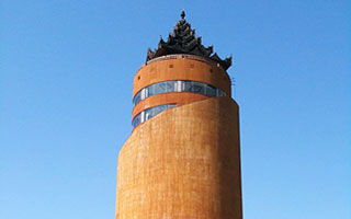 Bagan viewing tower